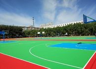 Çin Yüksek Mukavemetli PP Güvenlik Modüler Spor Zemin Kaplaması, Taşınabilir Kaymaz Basketbol Kürkü Zemin şirket