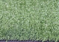 Fibrillated Shape PE Material Outdoor Artificial Grass For Sports / Backyard Putting Green