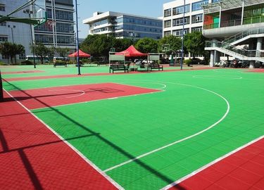 Çin Taşınabilir Açık Basketbol Sahası Kolay Kurulum Yüksek Performanslı Döşeme Fabrika