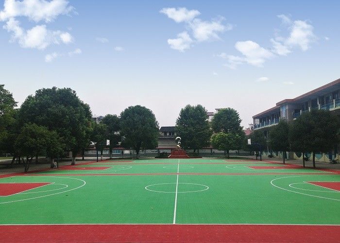 Fire Resistant Shockproof Padded Interlocking Floor Mats For Outdoor Sports Court